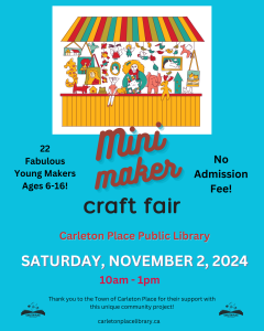 Mini Maker Craft Fair 2024 poster